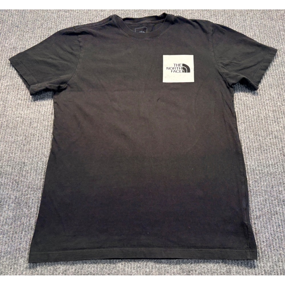 The North Face Mens Black Box Logo Graphic Short Sleeve Cotton T-Shirt Size M